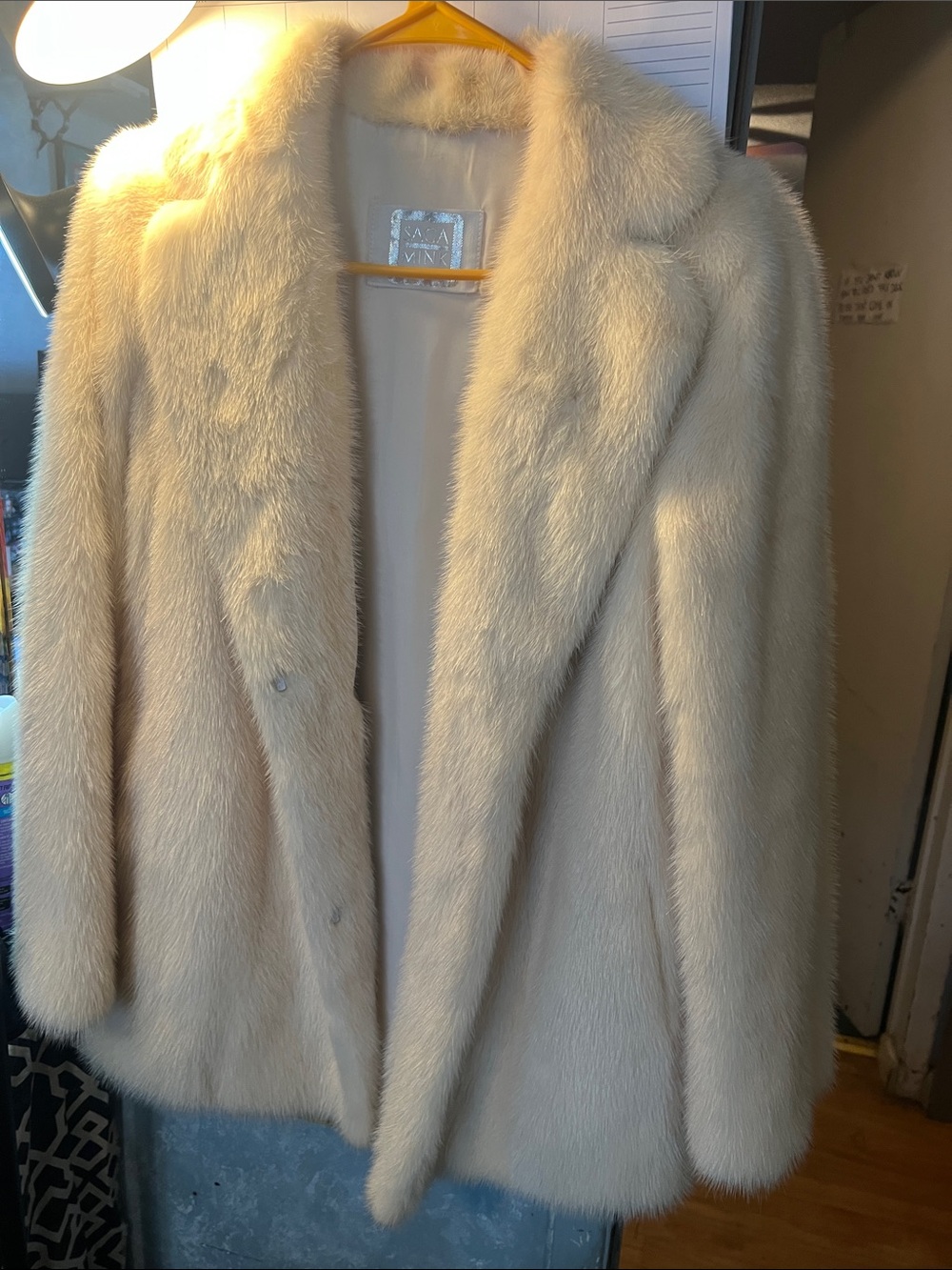 Plush Cream Teddy Jacket for Women - Luxe Faux Fur Coat